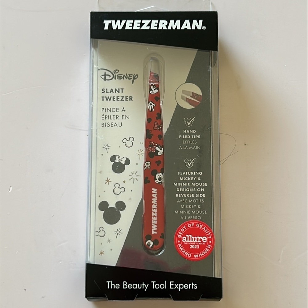 Tweezerman Disney's Mickey Mouse & Minnie Mouse We Got Ears Slant Tweezer